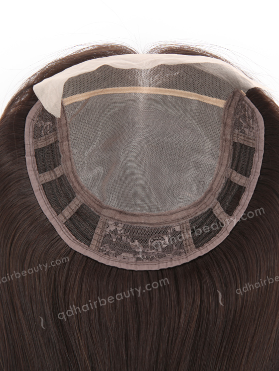 Best Affordable European Human Hair Topper for Thinning Hair WR-TC-085