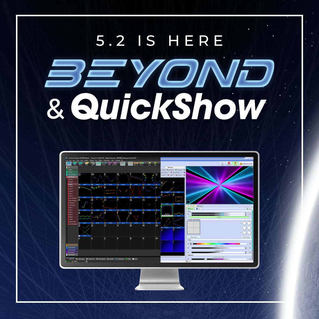 激光控制软件新版本：BEYOND和QuickShow 5.2版本发布