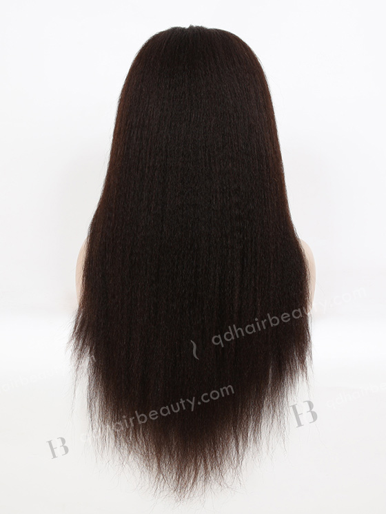 Kinky Straight Yaki Human Hair Wig WR-GL-034