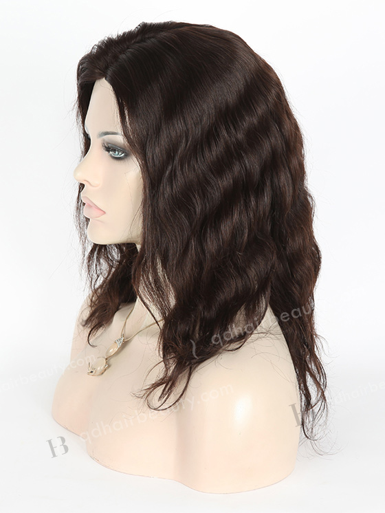 In Stock Brazilian Virgin Hair 12" Natural Wave Natural Color Full Lace Glueless Wig GL-04066
