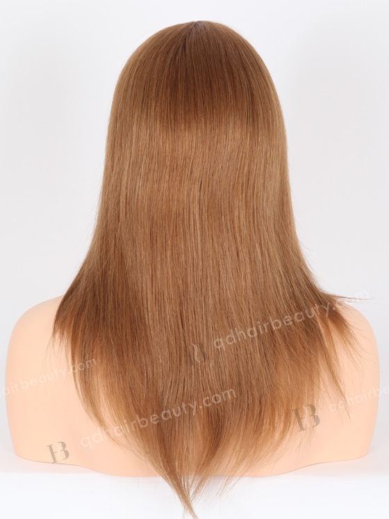 In Stock European Virgin Hair 14" Straight Color as Pic Silk Top Glueless Wig GL-08091