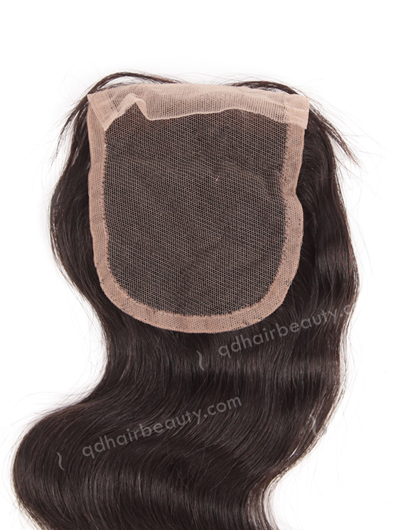 In Stock Indian Remy Hair 12" Body Wave Natural Color Top Closure STC-236