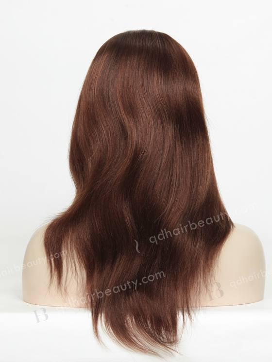 In Stock Indian Remy Hair 14" Yaki 4/30# Highlights Full Lace Wig FLW-01155