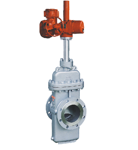 Z9B43 (DY/DF) - 1.6~2.5MPa electric flat gate valve with diversion hole