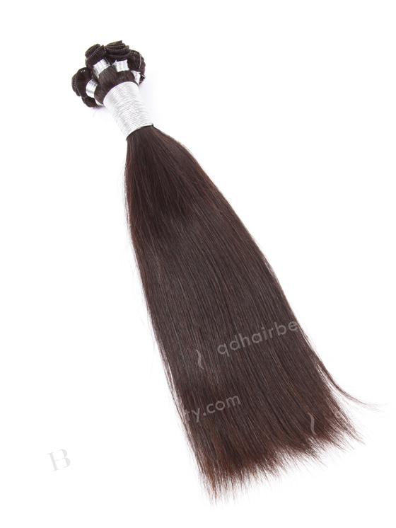 In Stock Brazilian Virgin Hair 14" Silky Straight Natural Color Hand-tied Weft SHW-025
