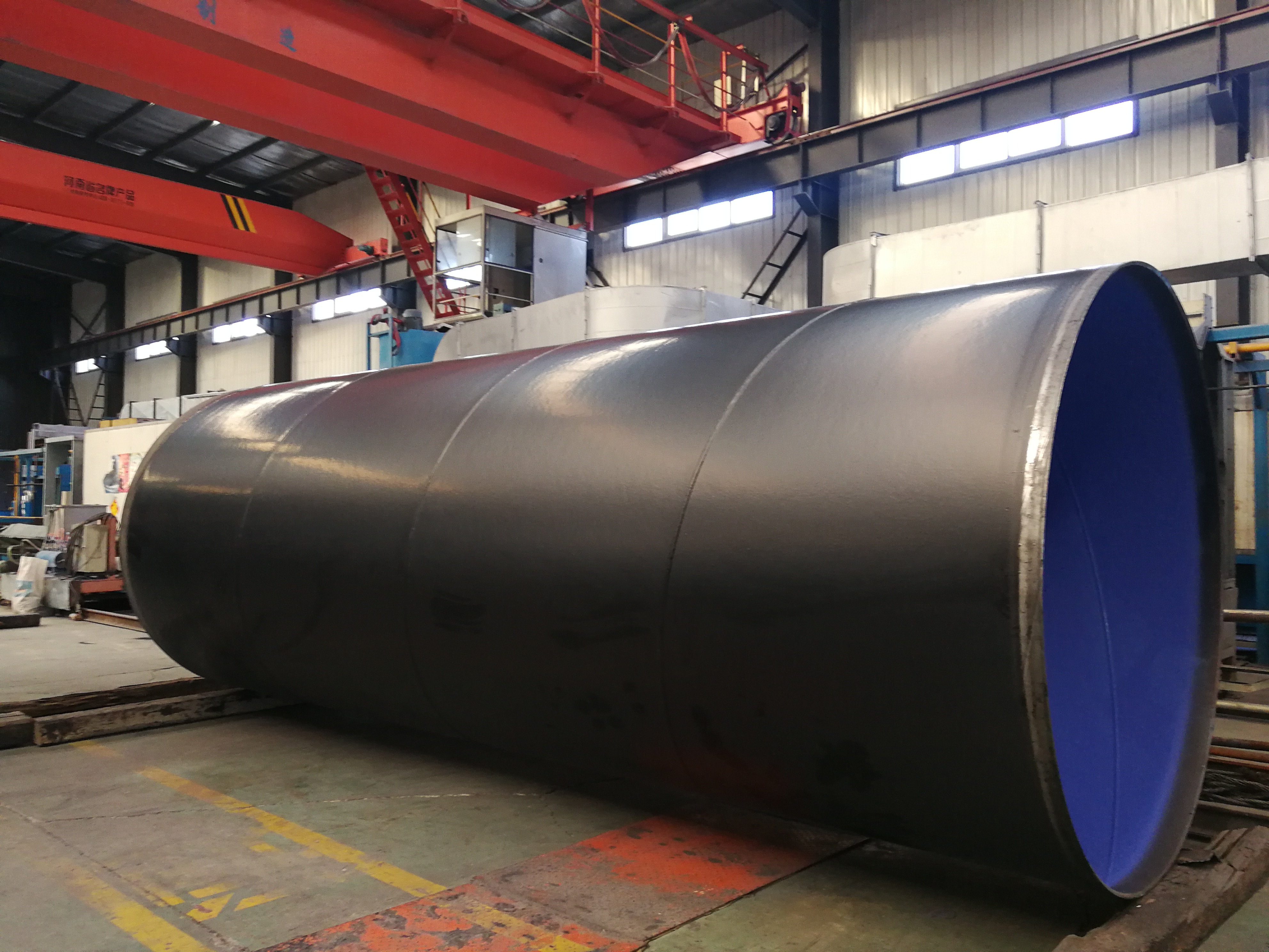 DN3600 large diameter steel plastic pipe