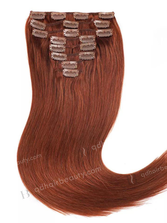 Summary of various styles of virgin hair clip in hair extensions WR-CW-001