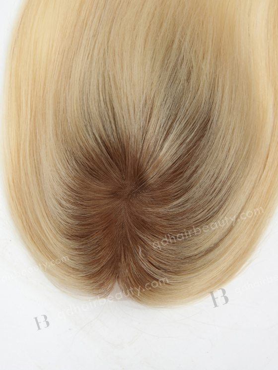 European Virgin Hair 14" Straight T9#/613# Color Lace Top Closure WR-TC-004