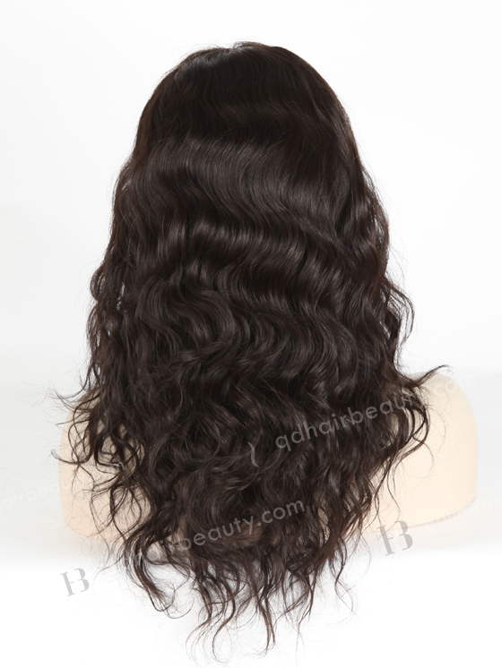 In Stock Brazilian Virgin Hair 18" Natural Wave Natural Color Full Lace Wig FLW-04241