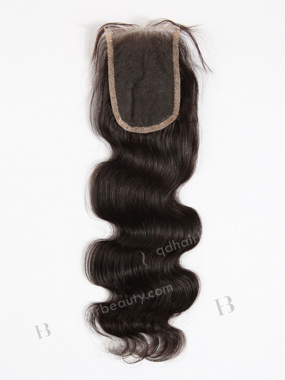 Indian Remy Hair 16" Body Wave Natural Color Top Closure WR-LC-003