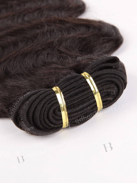 In Stock Indian Remy Hair 14" Body Wave 1B# Color Machine Weft SM-064