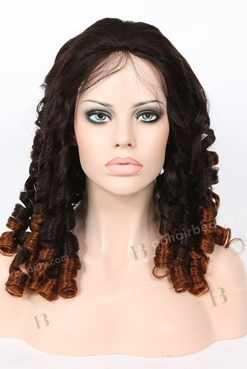 Natural Color with 30# Color Spiral Curl Wigs WR-GL-045