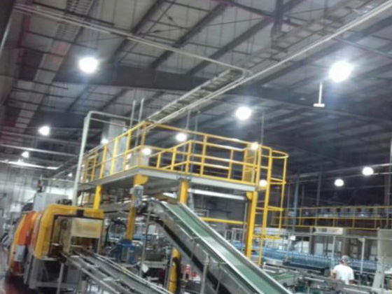 Мехико, проект освещения склада фабрики, 480шт Хабай светильник