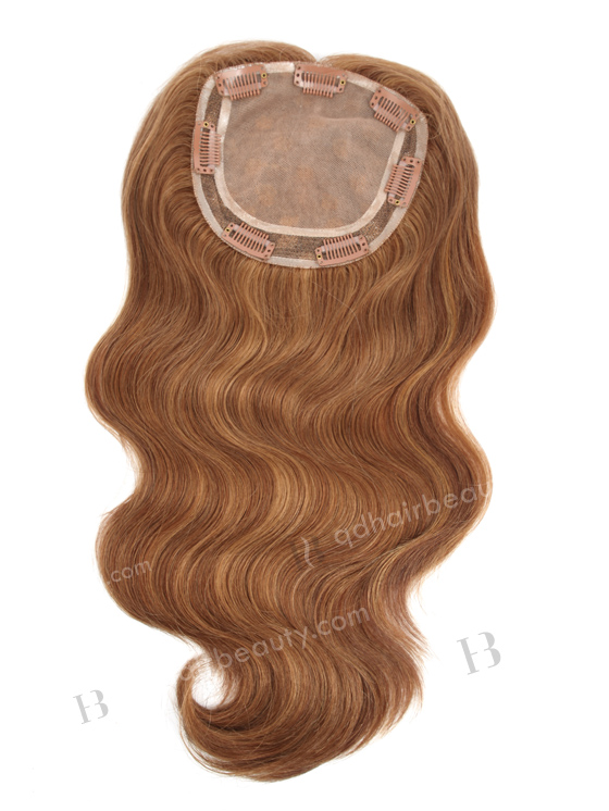 5.5''*5.5'' European Virgin Hair 16" Highlight Color Body Wave Silk Top Hair WR-TC-059
