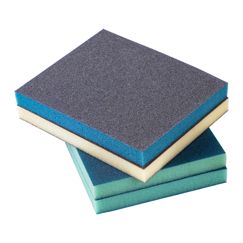 Aluminum Double Sided Abrasive Sand Paper Sponge Wet and Dry Flexible Blocks Sanding Sponge
