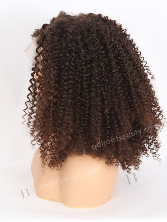 Natural Color Close to 3# Fine Brazilian Virgin Human Hair HD Full Lace Wig WR-LW-135