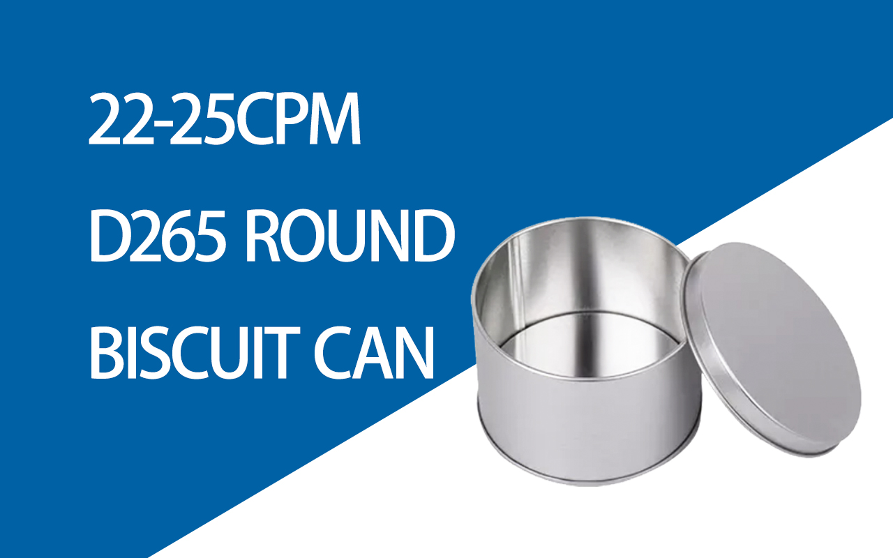22-25CPM D265 Round Biscuit Can Line