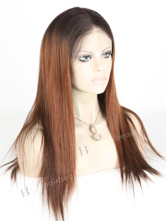 New Arrival Ombre Color 18'' Brazilian Virgin Hair Lace Front Wig WR-CLF-025