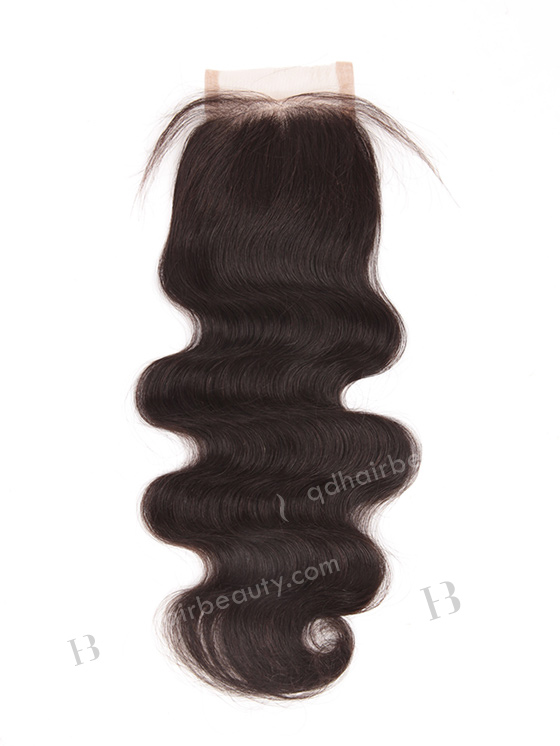 In Stock Indian Remy Hair 16" Body Wave Natural Color Top Closure STC-70