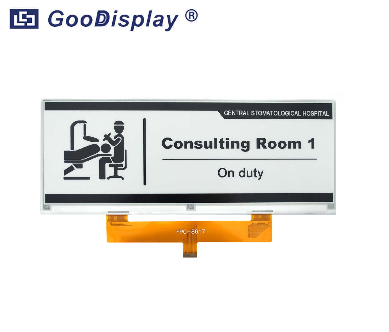 10.85-inch large E Ink screen narrow display 1360x480, GDEM1085T51