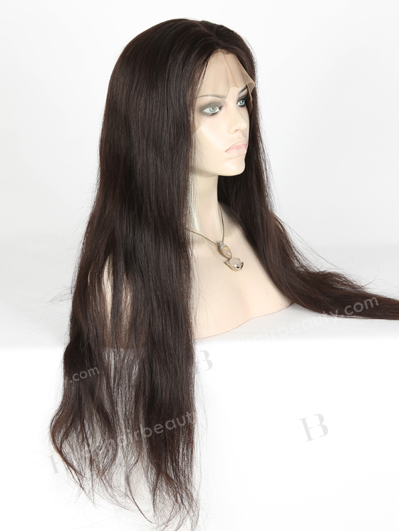 In Stock Brazilian Virgin Hair 26" Straight Natural Color 360 Lace Wig 360LW-04006