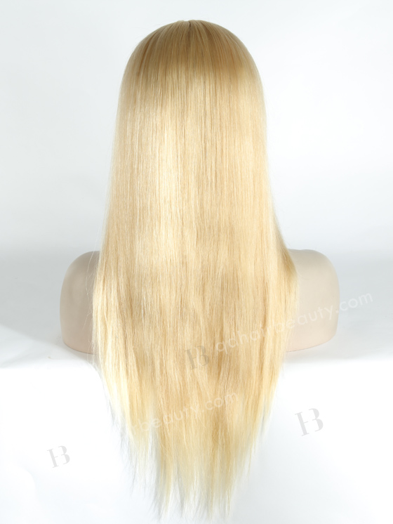 In Stock Brazilian Virgin Hair 18" Straight 22# Color Lace Front Wig MLF-04011