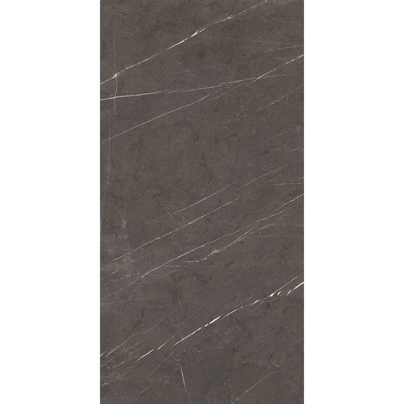 Dark gray floor tiles