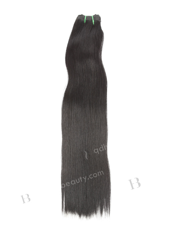 In Stock 7A Peruvian Virgin Hair 22" Double Drawn Straight Color #1B Machine Weft SM-6144