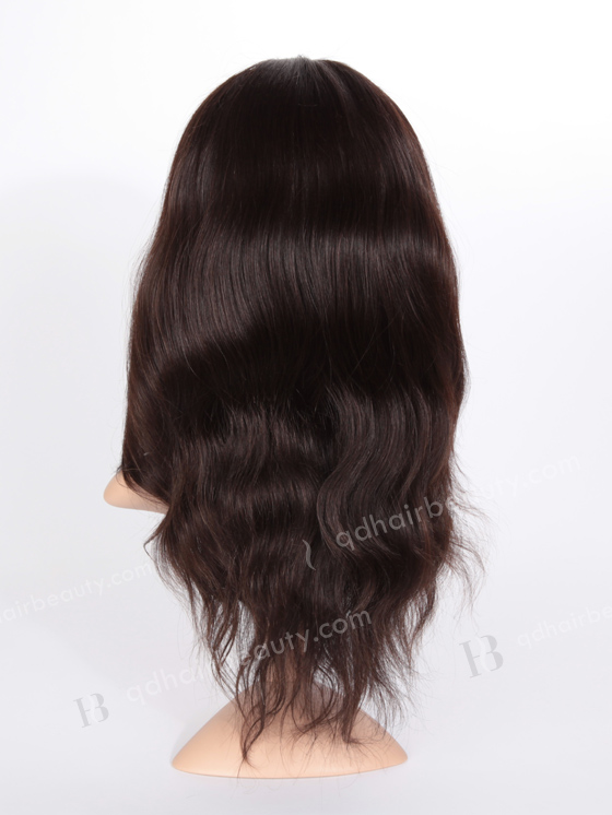 In Stock Indian Remy Hair 16" Natural Straight Natural Color Full Lace Wig FLW-01170