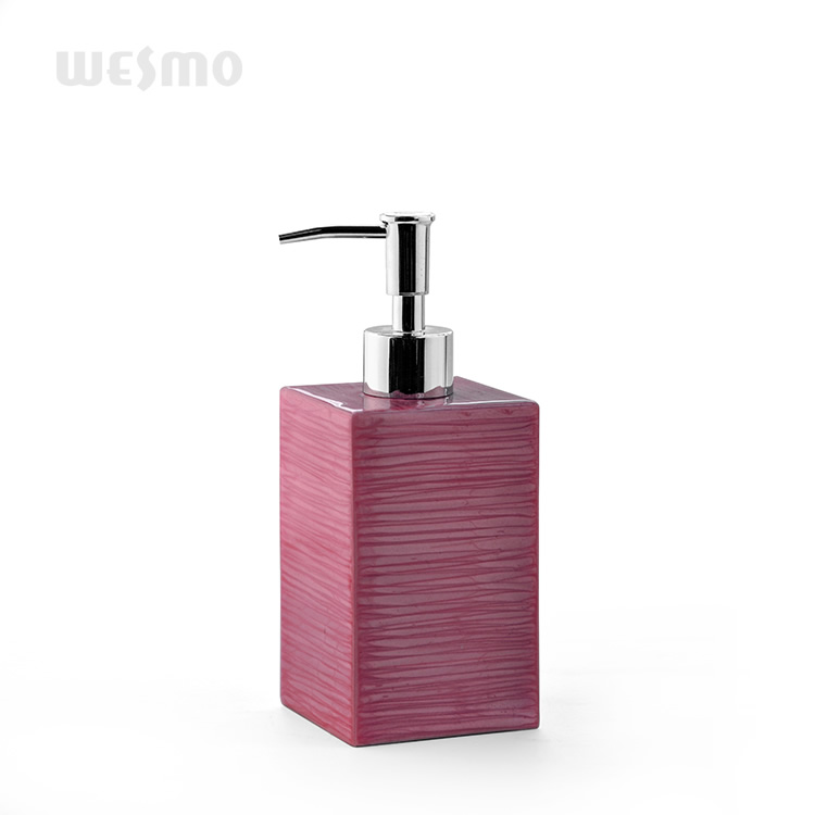 Factory custom polyresin bathroom accessory hand sanitizer dispenser soap dispenser