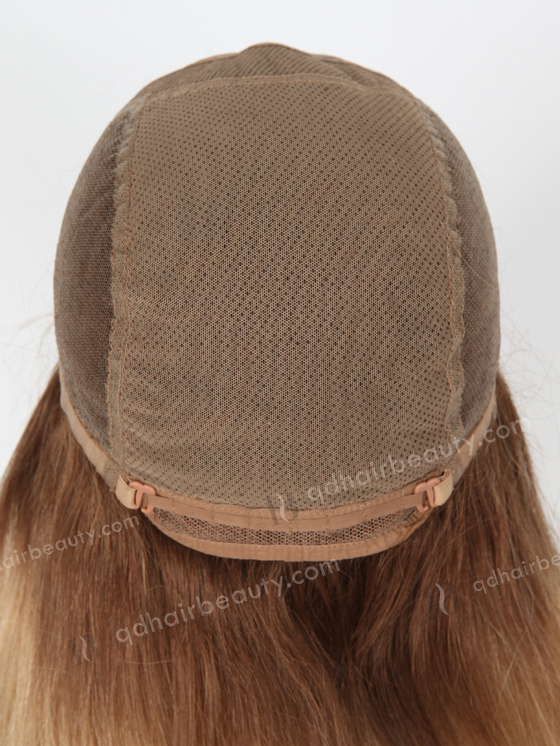 In Stock European Virgin Hair 16" Straight B116 Color Silk Top Glueless Wig GL-08060