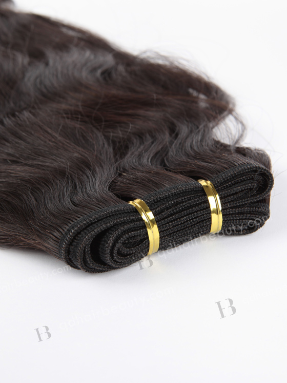 In Stock Indian Remy Hair 18" Natural Straight Natural Color Machine Weft SM-177