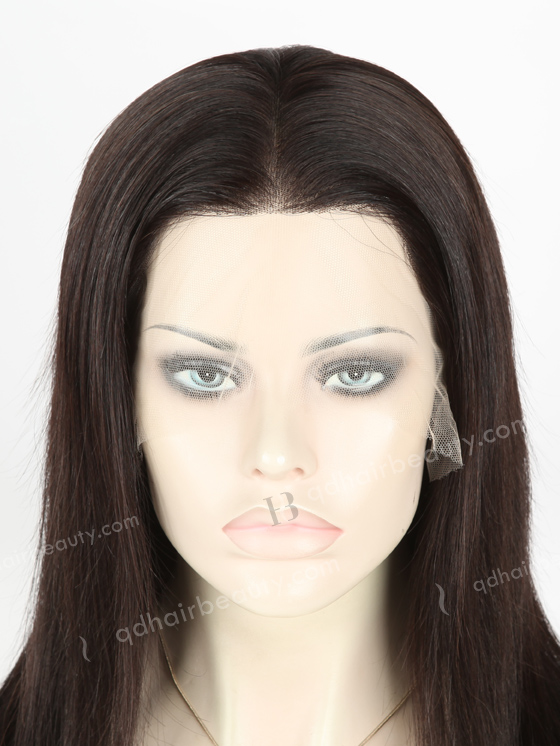 1B# Color 14'' European Virgin Hair Straight Full Lace Wigs WR-LW-133