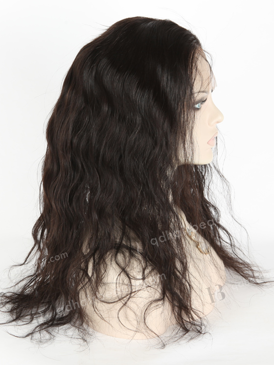 In Stock Brazilian Virgin Hair 18" Natural Wave Natural Color Full Lace Wig FLW-04043