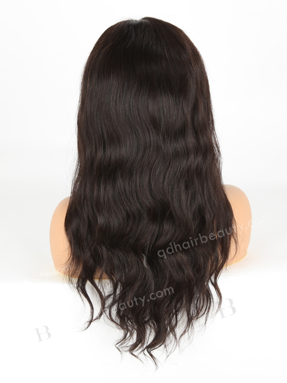 In Stock Indian Remy Hair 18" Natural Straight Natural Color 360 Lace Wig 360LW-01009