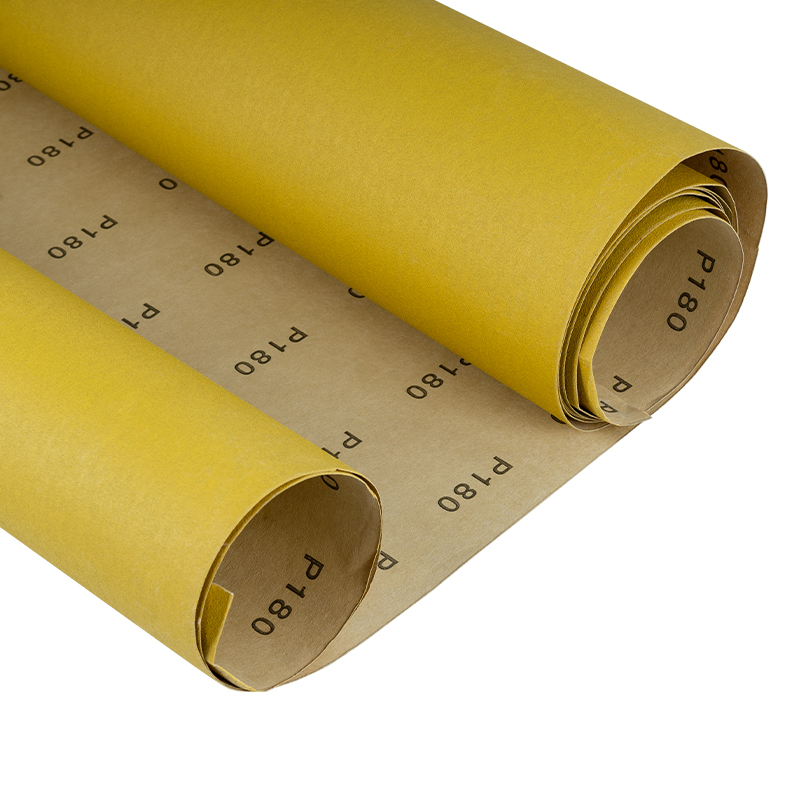 French Latex Paper Alox  DH85 Gold sanding paper roll 