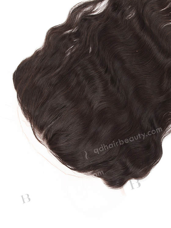 Indian Remy Hair 16" Natural Wave Natural Color Lace Frontal WR-LF-011