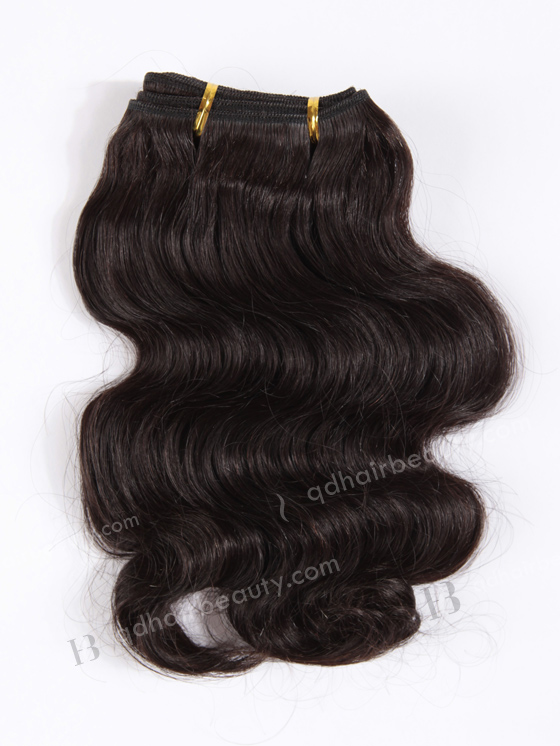 In Stock Indian Remy Hair 12" Body Wave Natural Color Machine Weft SM-059