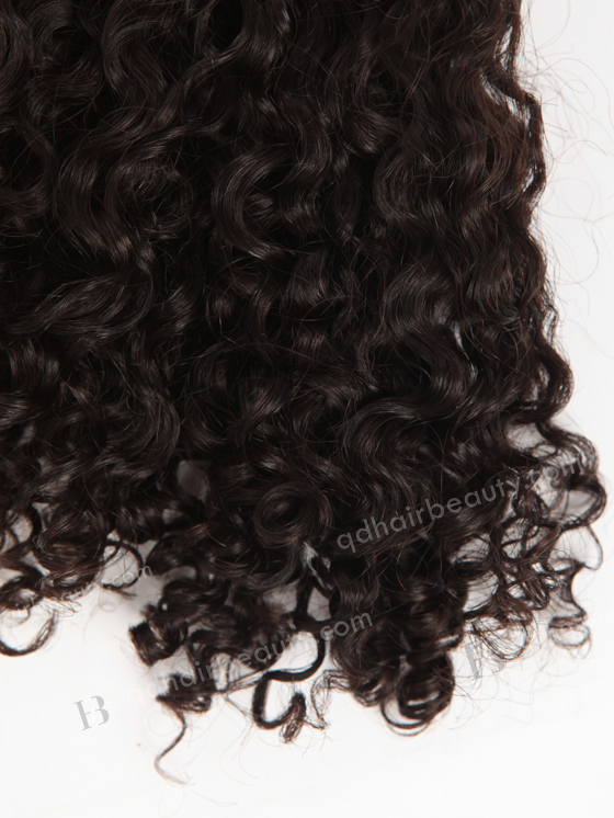 In Stock Brazilian Virgin Hair 12" Tight Curl Natural Color Machine Weft SM-150