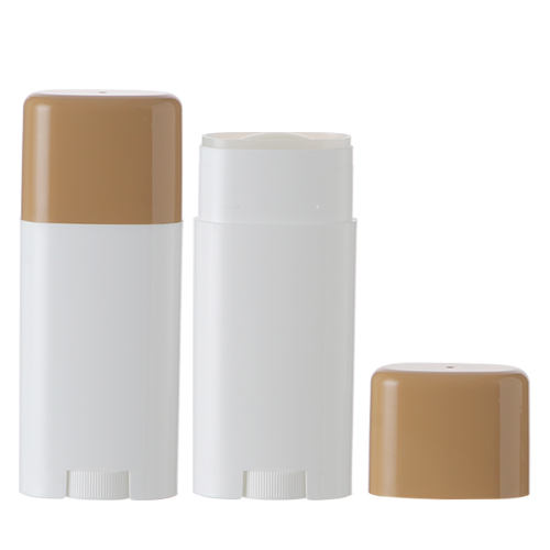 15ml,40ml.50ml,75ml oval shape deo stick container/Bottom filling oval deodorant roll on bottle
