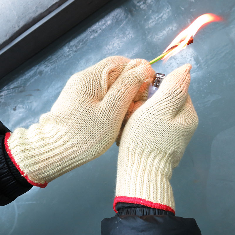 Clasificación y selección de guantes resistentes a altas temperaturas.