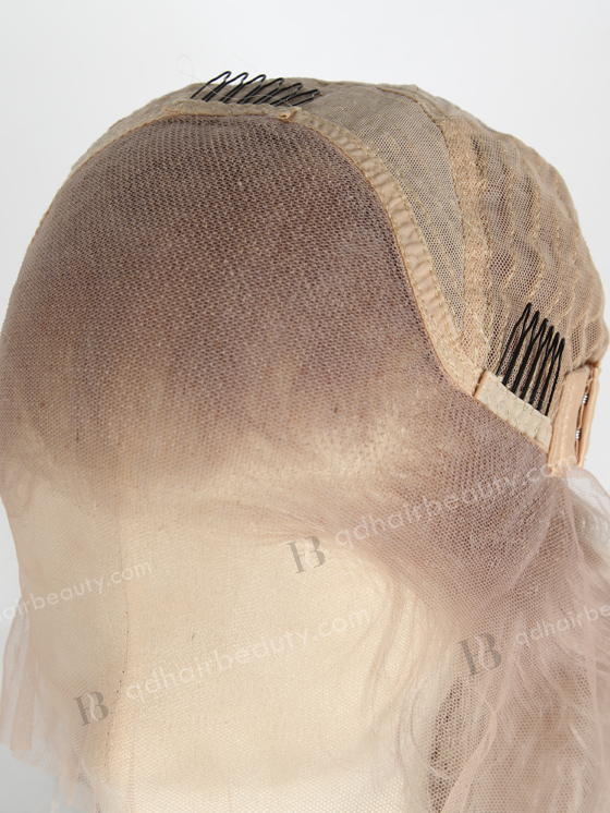 In Stock Brazilian Virgin Hair 12" Deep Body Wave Gray Hair Lace Front Wig MLF-04032