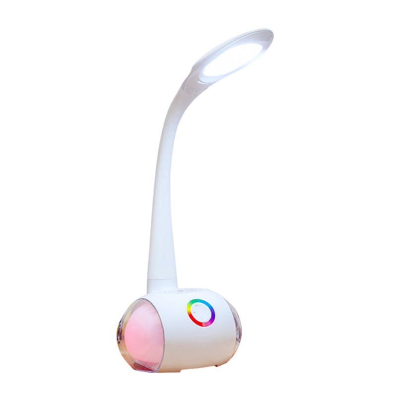 Weefine readig light and study lamp with Bluetooth connection, music player, environment decorative lights, wireless phone charging. 