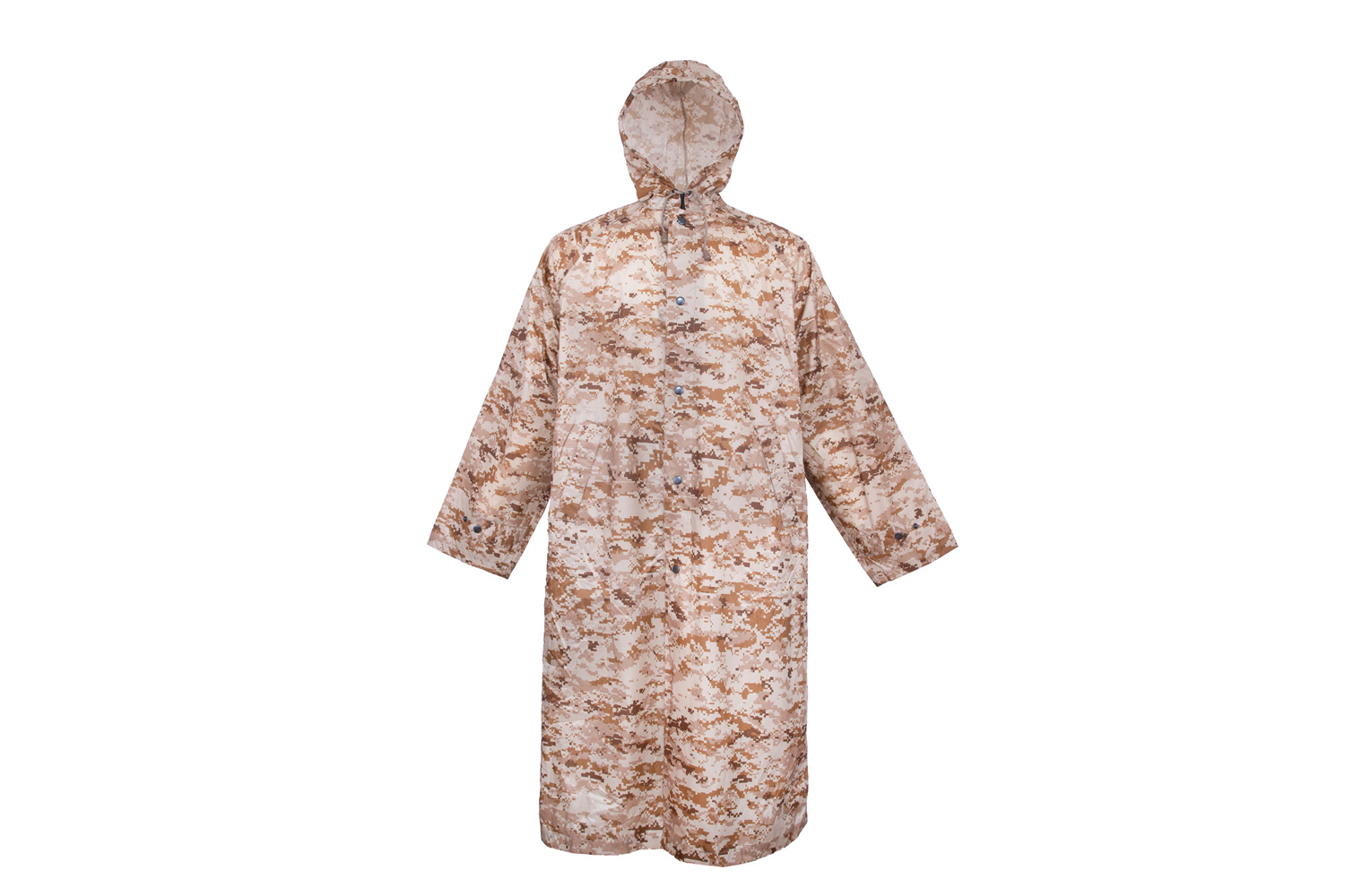 camouflage raincoat