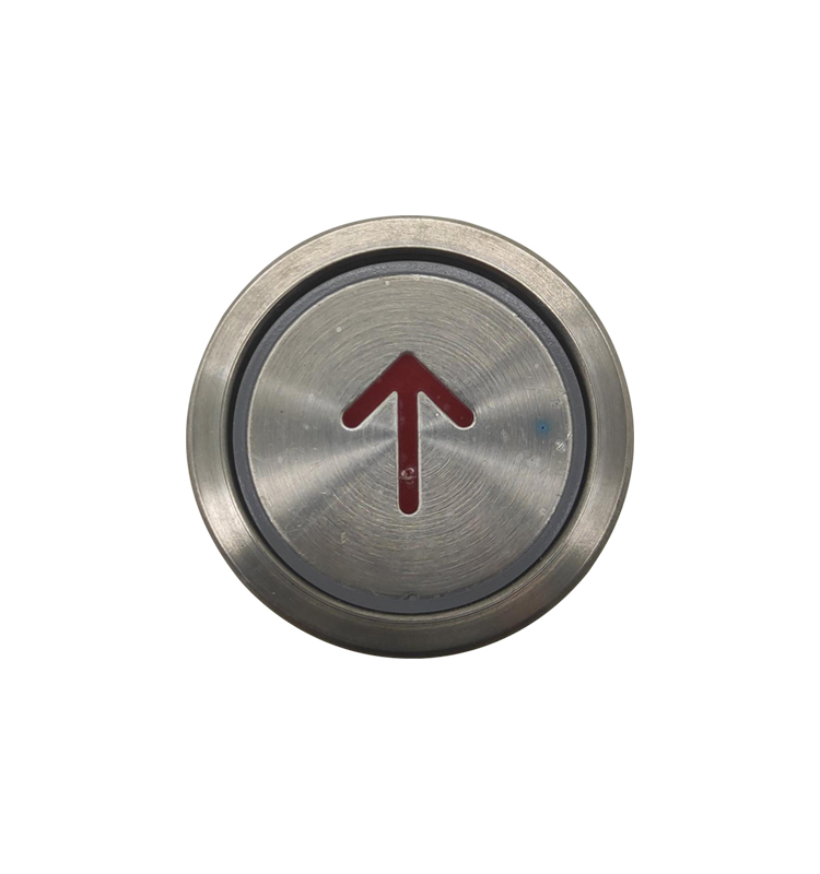 Elevator Button Parts MA2112“UP”Botton With Braille Red Light 35mm