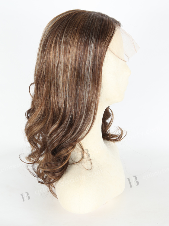 Highlight Color Curly European Virgin Hair Lace Front Wig WR-CLF-022
