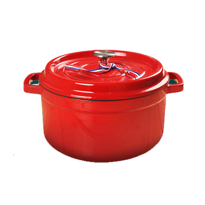 The customized 26cm enamel pot for home users brings a new level of gourmet food
