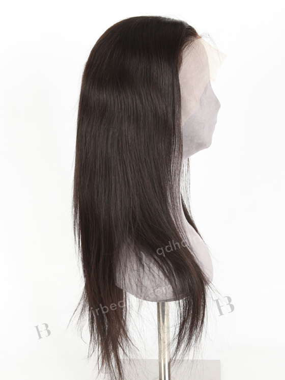 In Stock Indian Remy Hair 20" Straight Natural Color Lace Front Wig LLF-01012