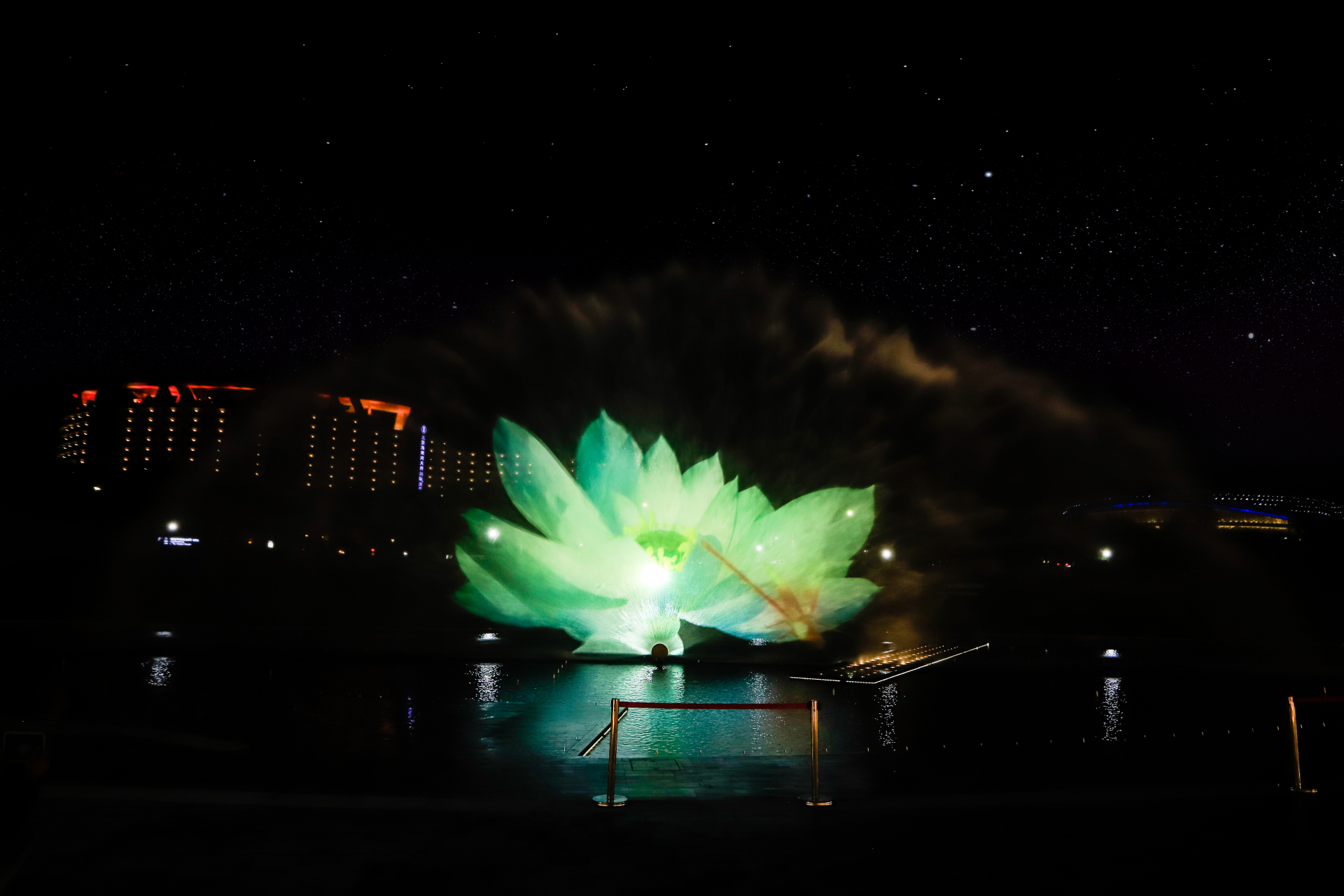 三亚海棠湾音乐喷泉3