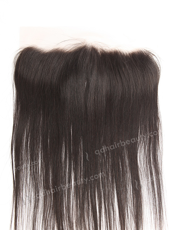 In Stock Indian Virgin Hair 18" Straight Natural Color Lace Frontal SKF-105
